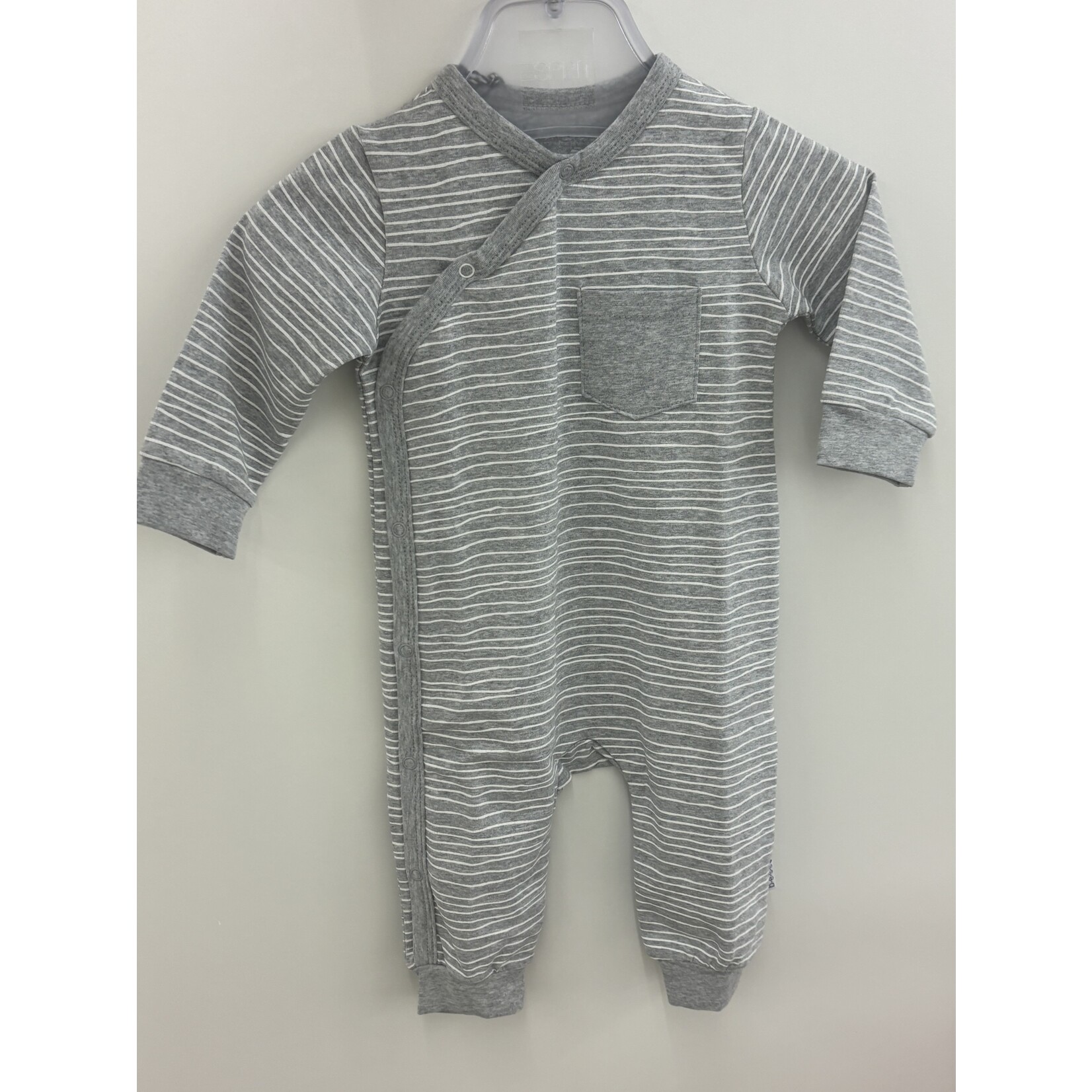 BESS Kruippakje Pinstripe White