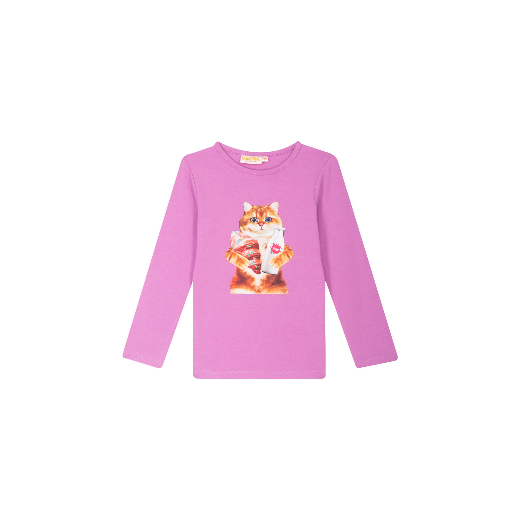 Someone TSHIRT LM CROISSANT-SG-03-A LIGHT VIOLET