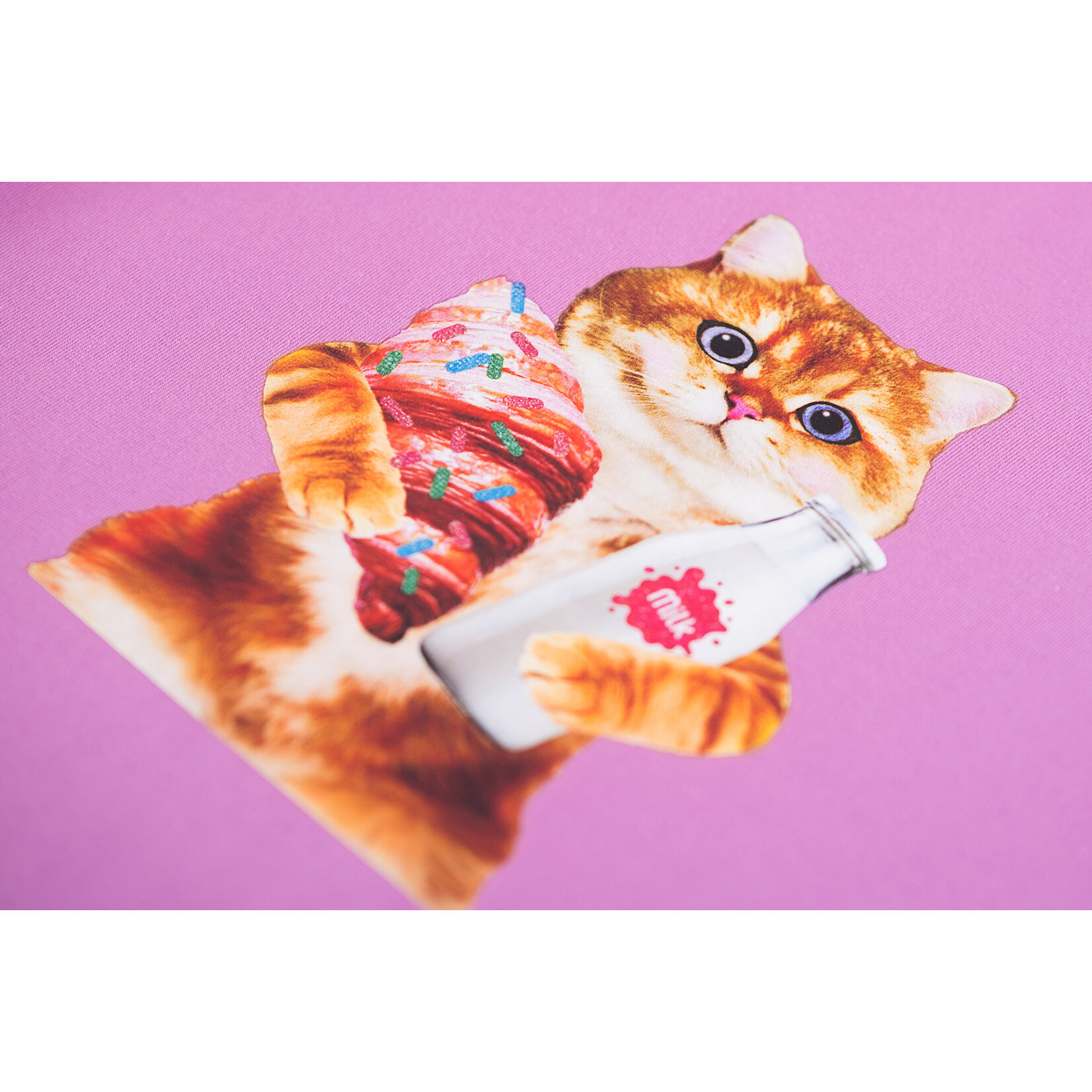 Someone TSHIRT LM CROISSANT-SG-03-A LIGHT VIOLET