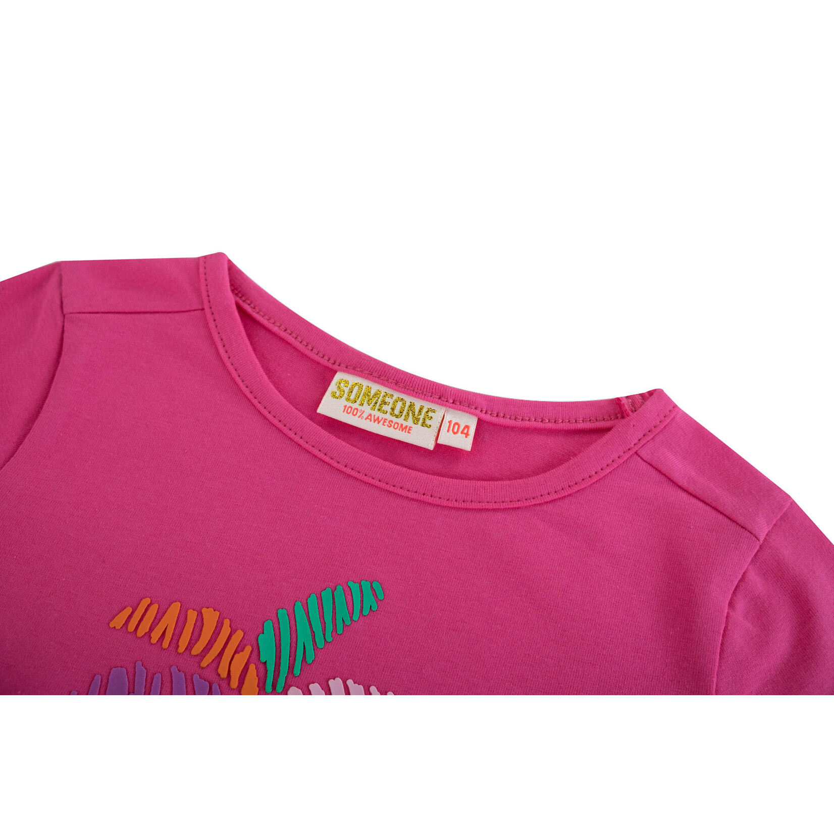 Someone TSHIRT LM ESTEE-SG-03-C DARK PINK