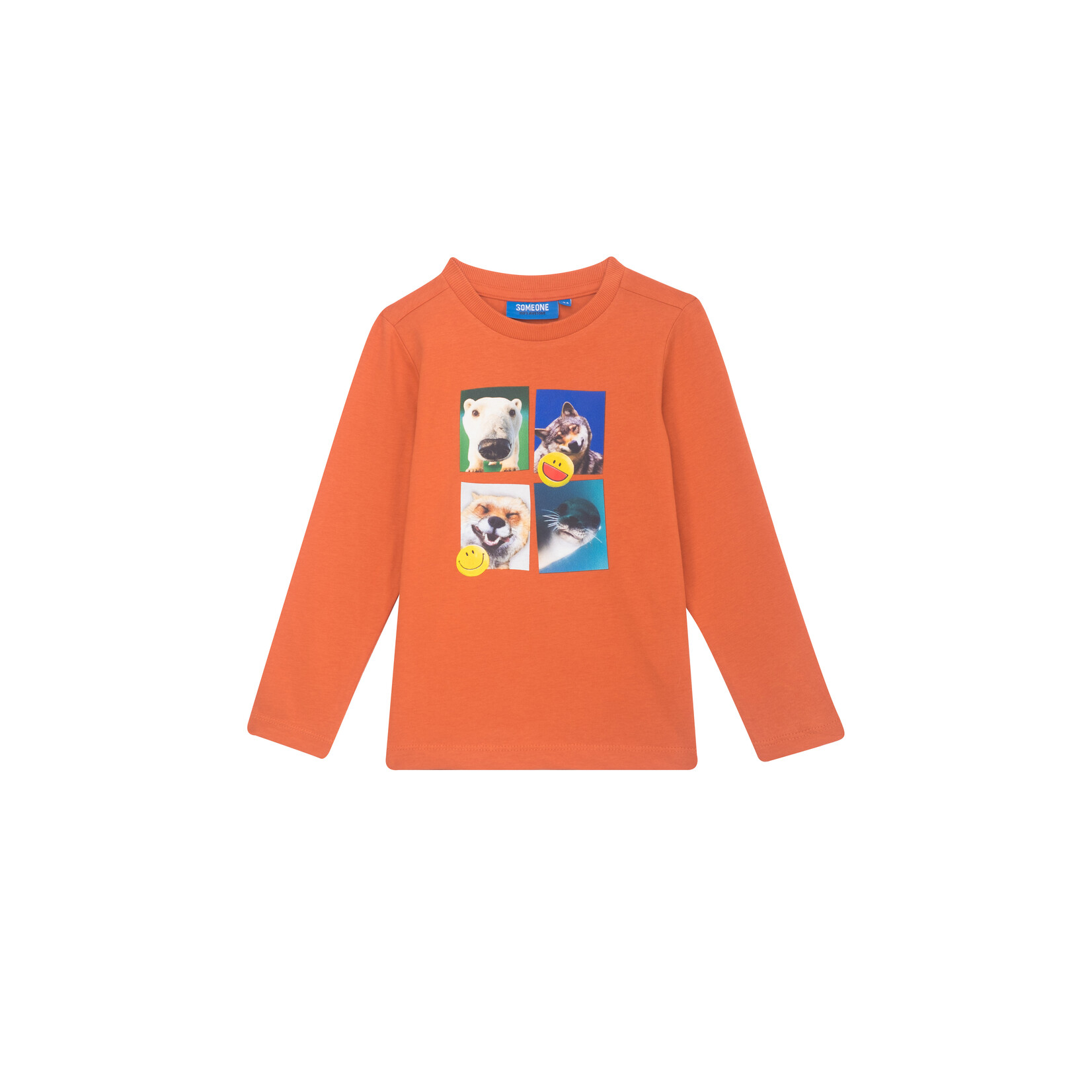 Someone TSHIRT LM WHALE-SB-03-C ORANGE