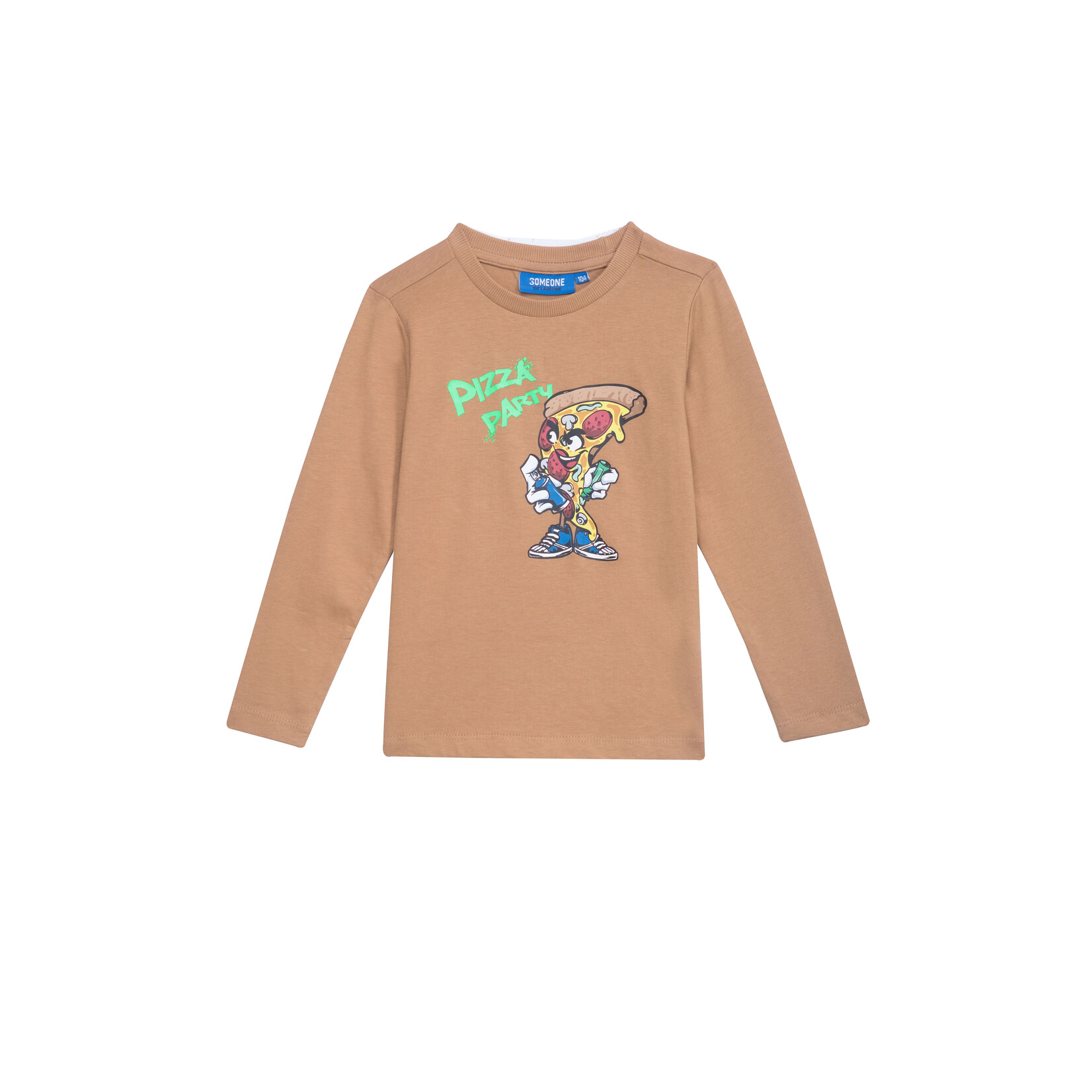 Someone TSHIRT LM BRUNCH-SB-03-E DARK BEIGE