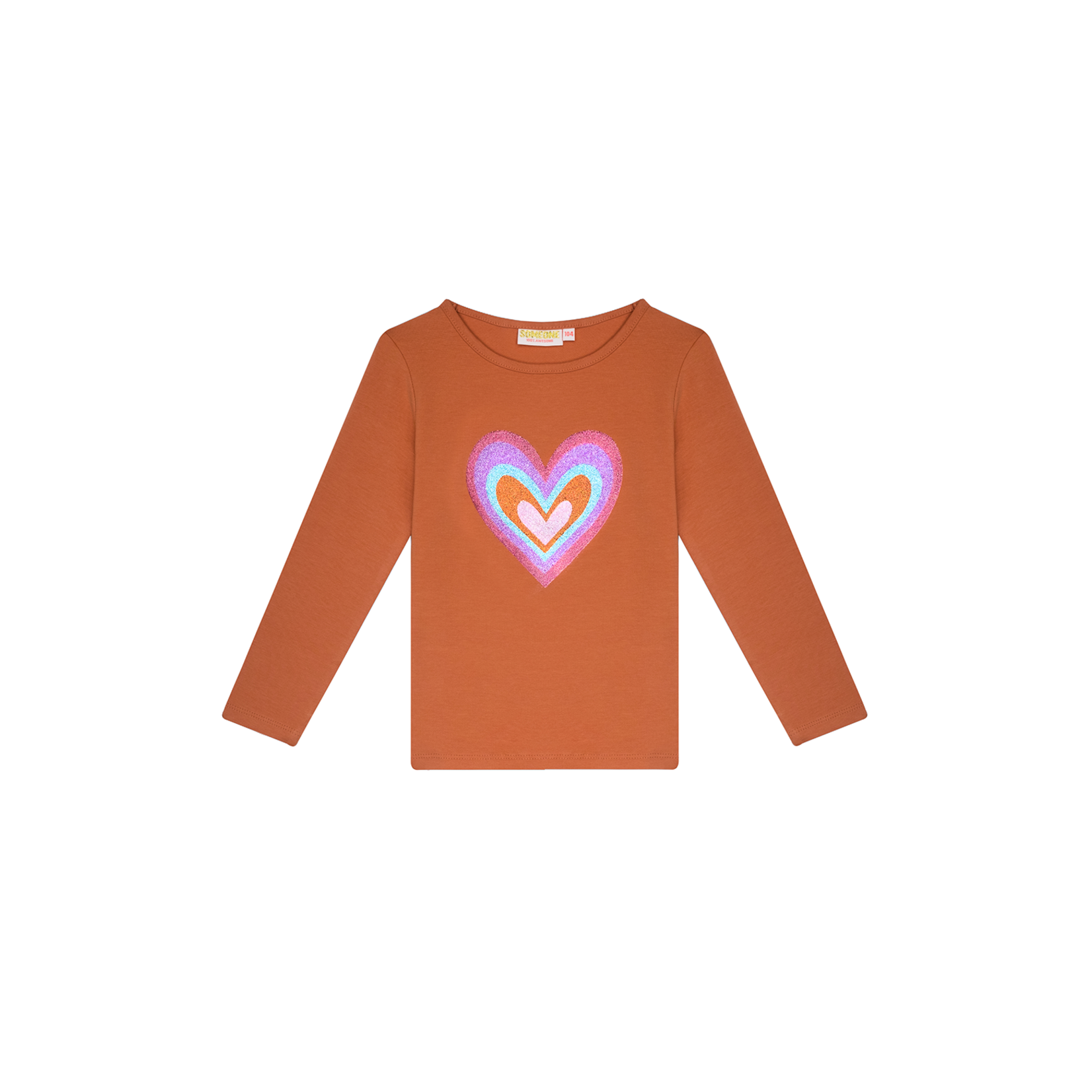 Someone TSHIRT LM FREJA-SG-03-D BURNT ORANGE