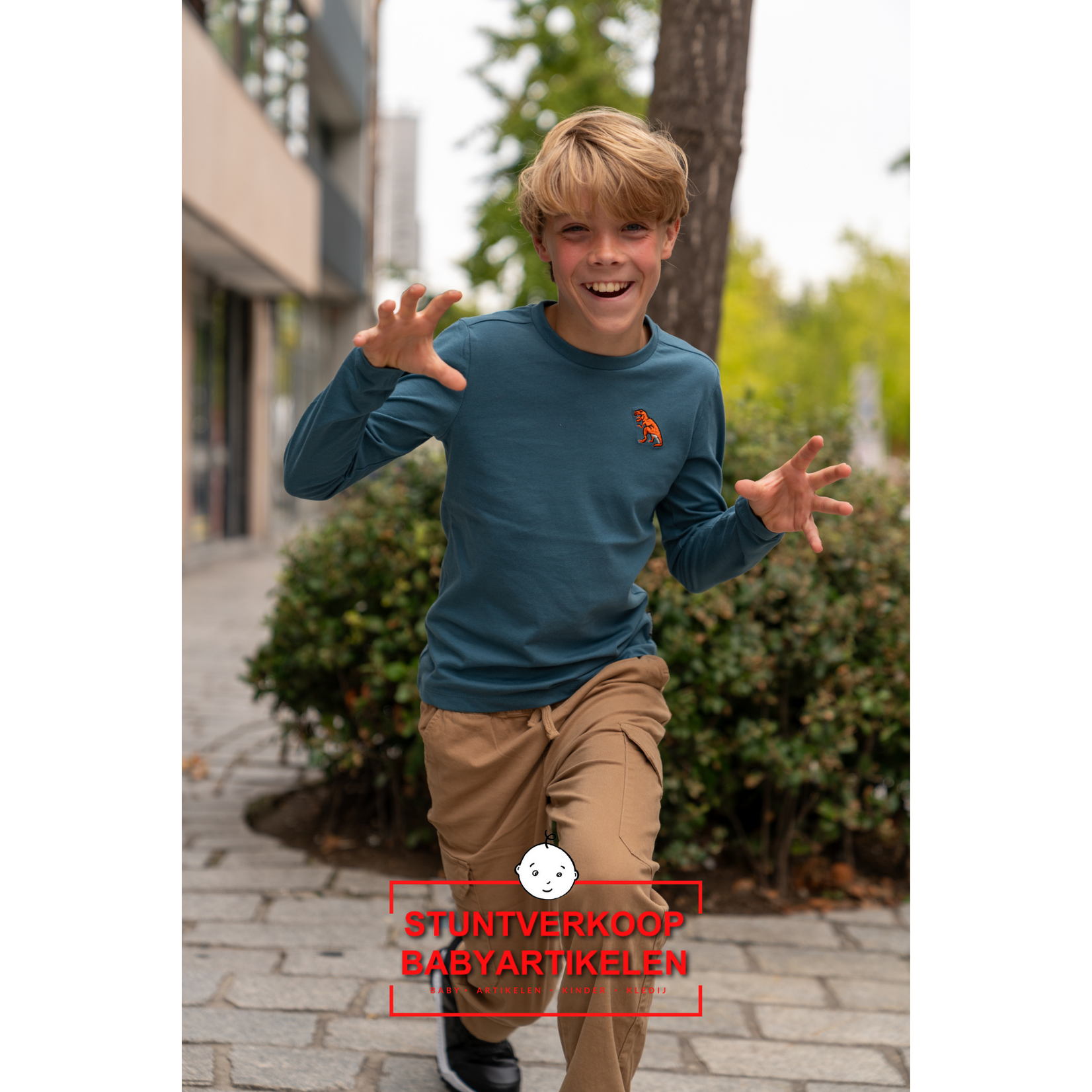 Someone TSHIRT LM DINOSO-SB-03-C PETROL