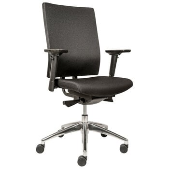 MN Vigo Bureaustoel Zwart Chroom