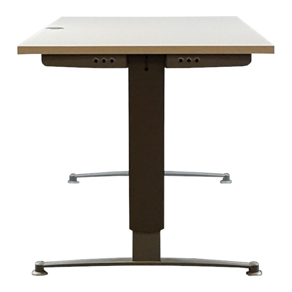 Aspa Slingerbureau Wit Zilvergrijs 160 x 80