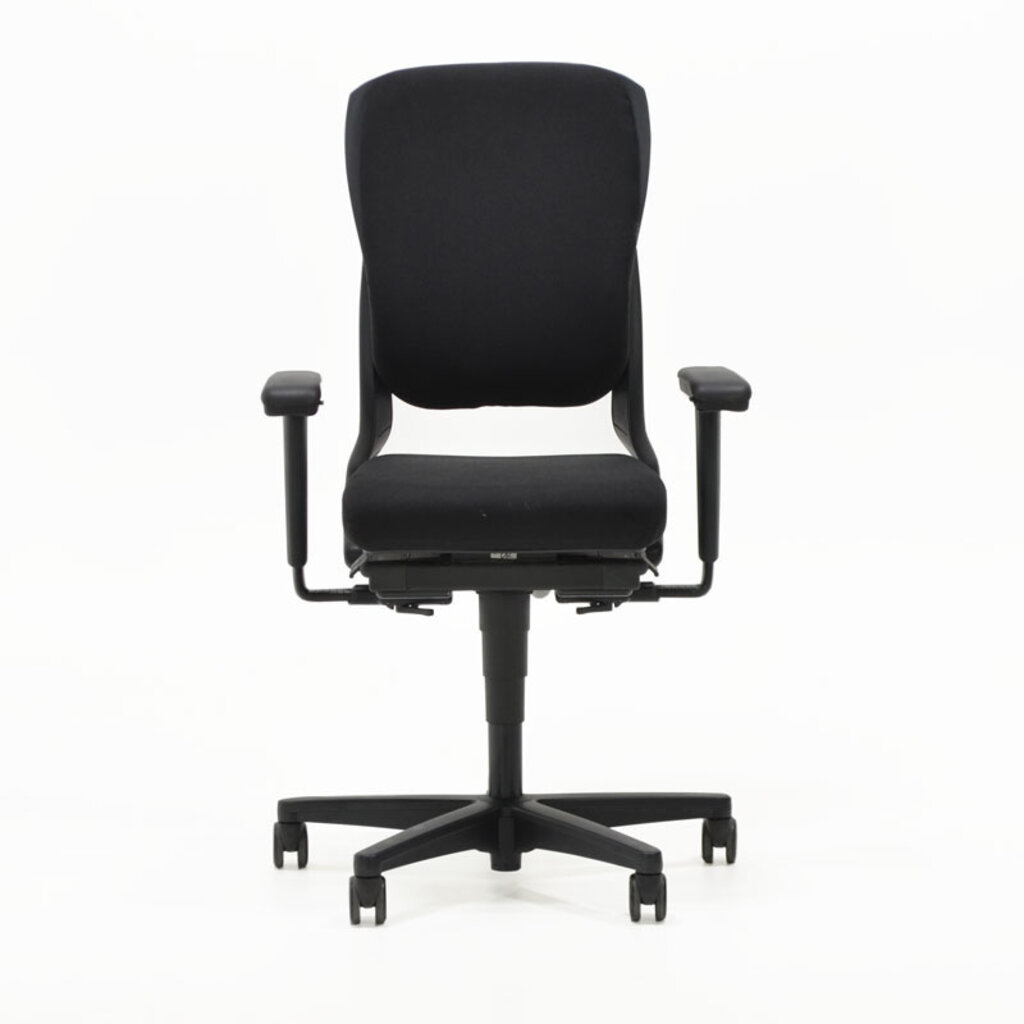 Ahrend 230 Bureaustoel Hoge Rug Zwart Zwart Voetkruis 4D Armleggers