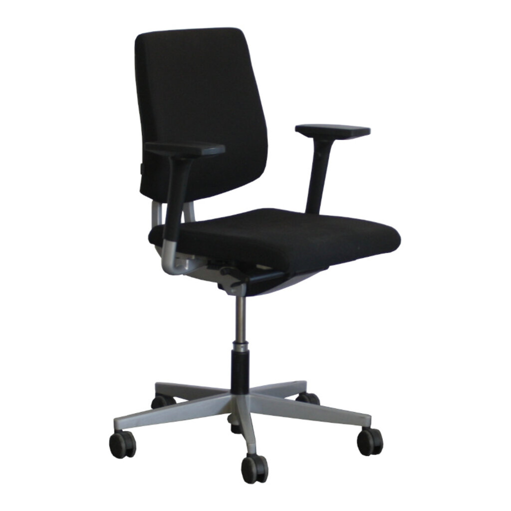 Sedus Black Dot Bureaustoel Zwart Lichtgrijs 4D Arm