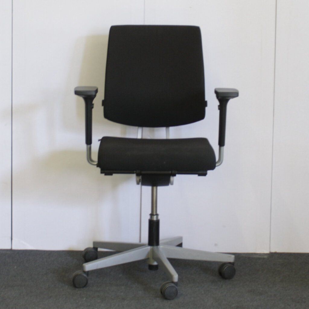 Sedus Black Dot Bureaustoel Zwart Lichtgrijs 4D Arm