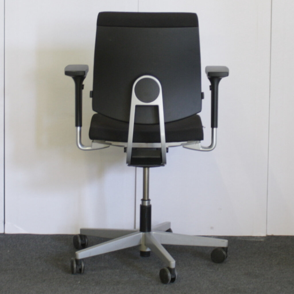 Sedus Black Dot Bureaustoel Zwart Lichtgrijs 4D Arm