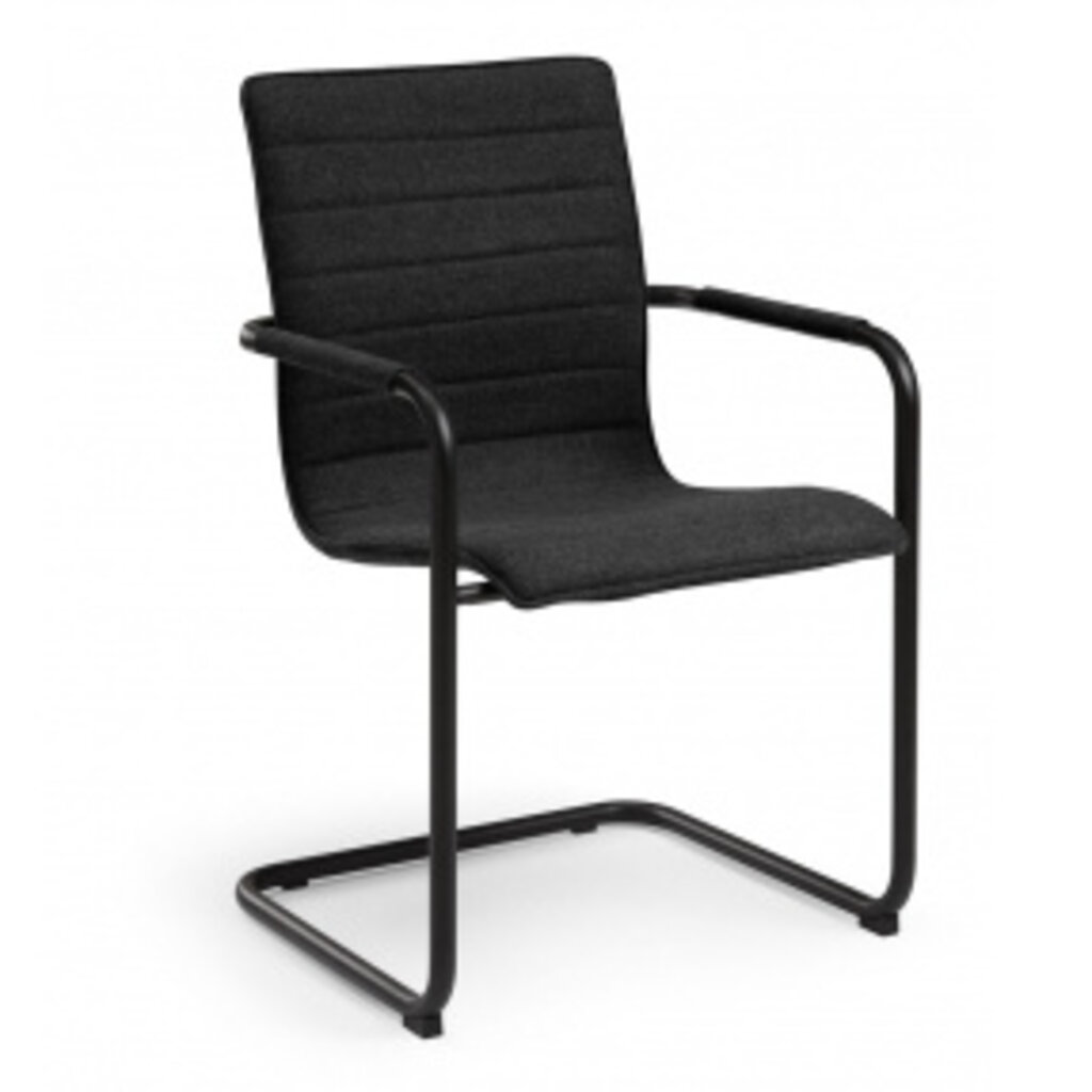 MN Wolvit Vergaderstoel Zwart Frame