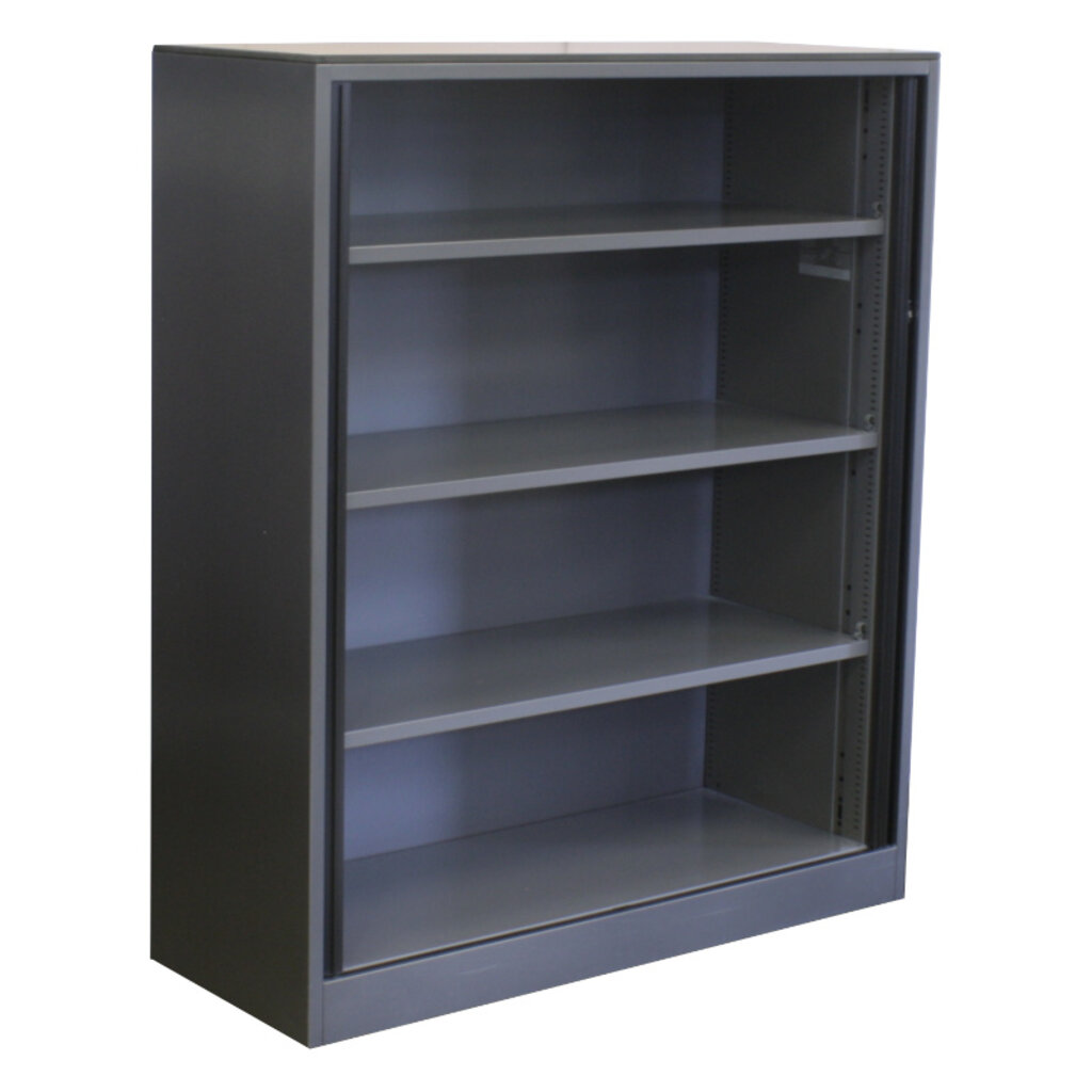 Ahrend Roldeurkast Antraciet Zwart Peren 144 x 120 x 45