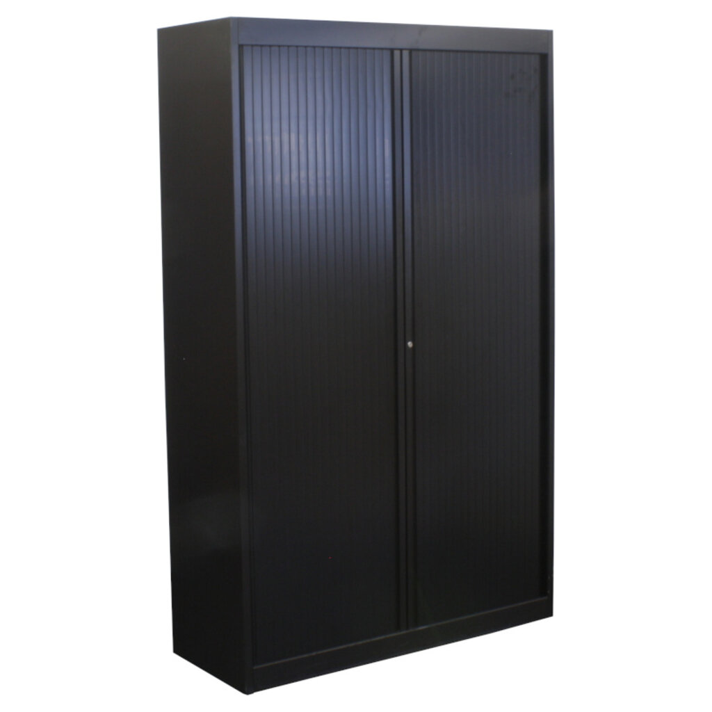 Emmein Roldeurkast Zwart Zwart 195x 120 x 45