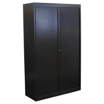 Emmein Roldeurkast Zwart Zwart 195 x 120 x 45