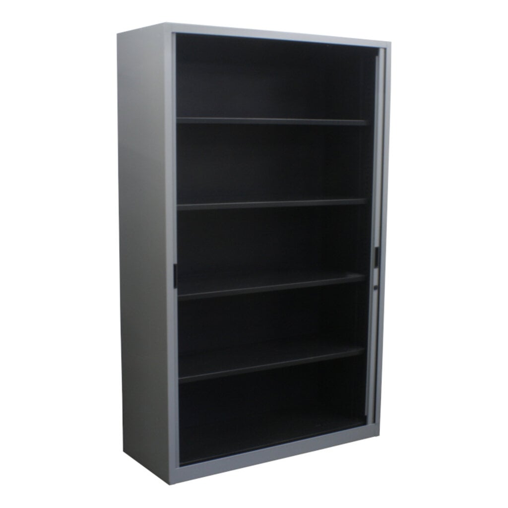 Aspa Roldeurkast Zilvergrijs Zilvergrijs 195 x 120 x 47 - Geperforeerde Deuren
