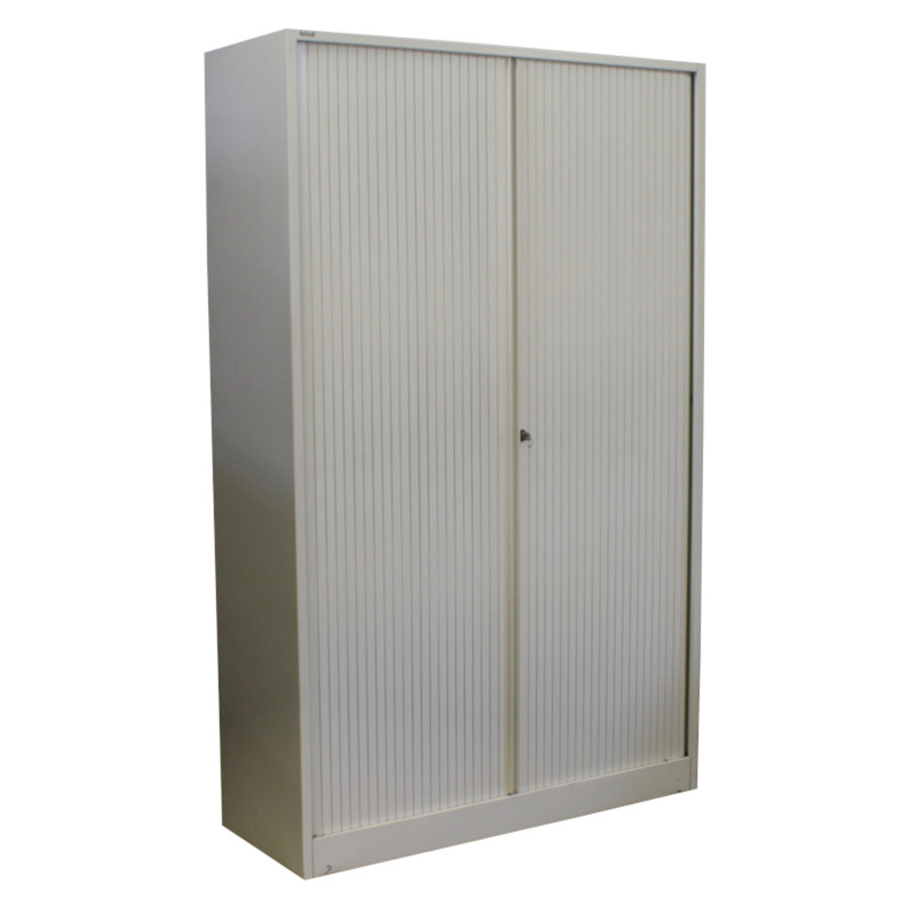 Ahrend Roldeurkast Wit H195 x B120 x D45 Stalen Roldeuren