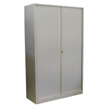 Ahrend Roldeurkast Wit H195 x B120 x D45 Stalen Roldeuren