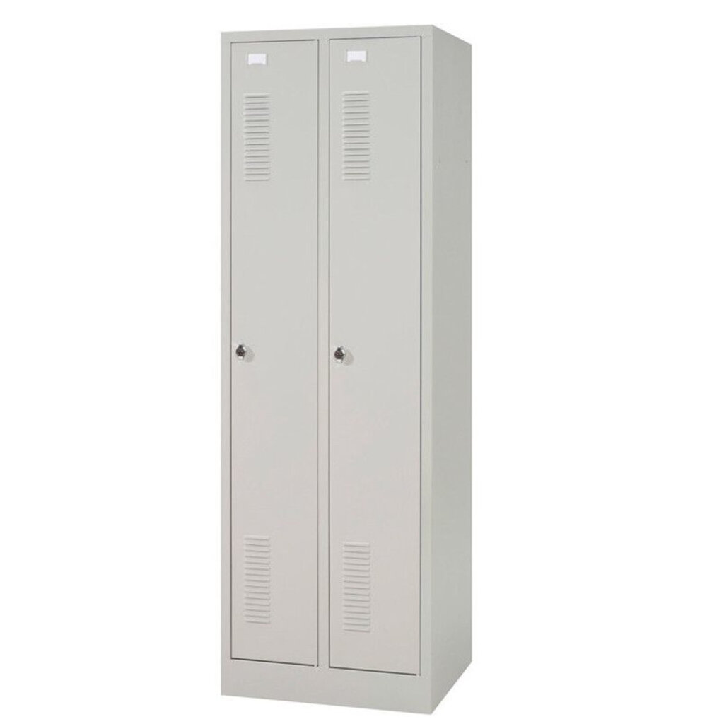 MN Garderobekast 2-delig Lichtgrijs H180xB59xD50