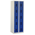 MN Locker Basic 10-Deurs Blauw Geperforeerd