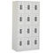 MN Locker Basic 12-Deurs Lichtgrijs Geperforeerd