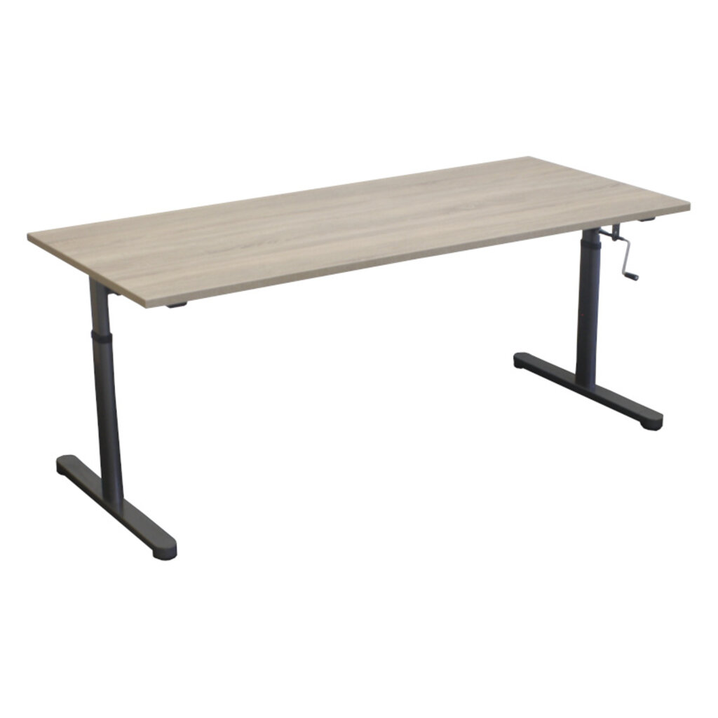 Gispen Slingerbureau Antraciet Nieuw Blad B180 x D80