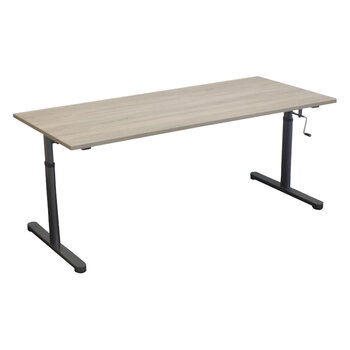 Gispen Slingerbureau Antraciet Nieuw Blad B180 x D80