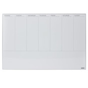 MN Whiteboard Weekplanner Alu Frame H60xB90