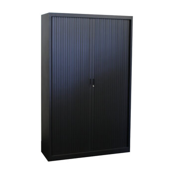 Roldeurkast Zwart 195 x 120 x 45