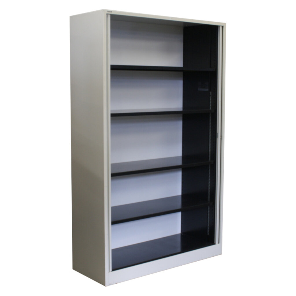 Ahrend Roldeurkast Wit H195 x B120 x D45 B-Keus