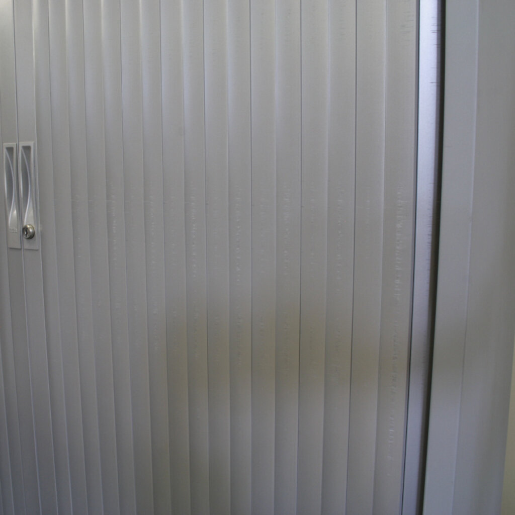 TDS Roldeurkast Zilvergrijs 196 x 120 x 46 b-keus