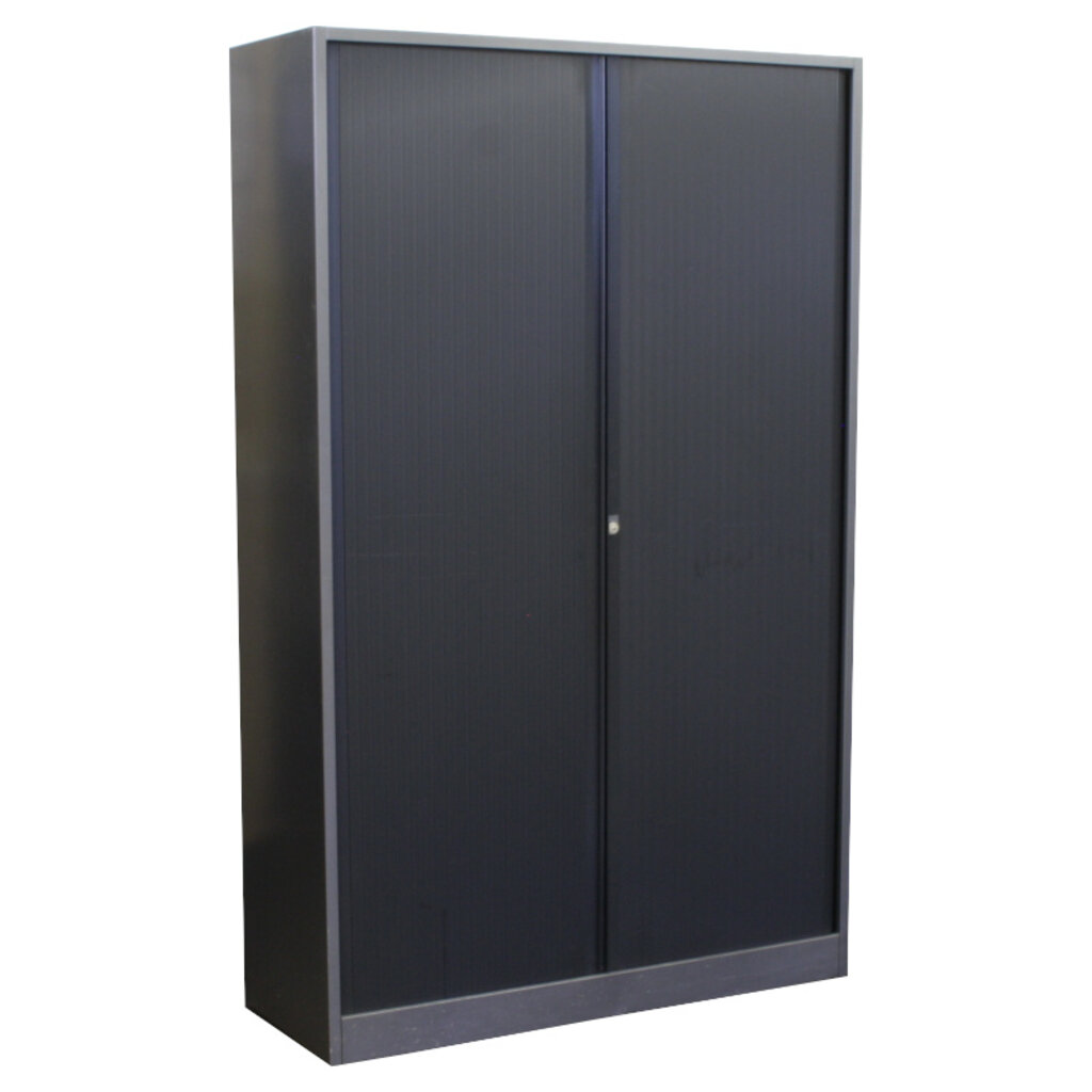 Roldeurkast Antraciet Zwart 195 x 120 x 45 B-Keus