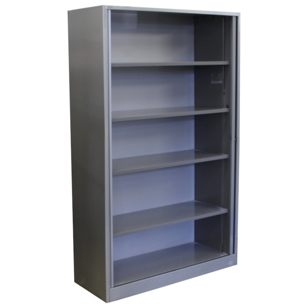 Ahrend Roldeurkast Zilvergrijs Zilvergrijs 195 x 120 x 45 B-Keus