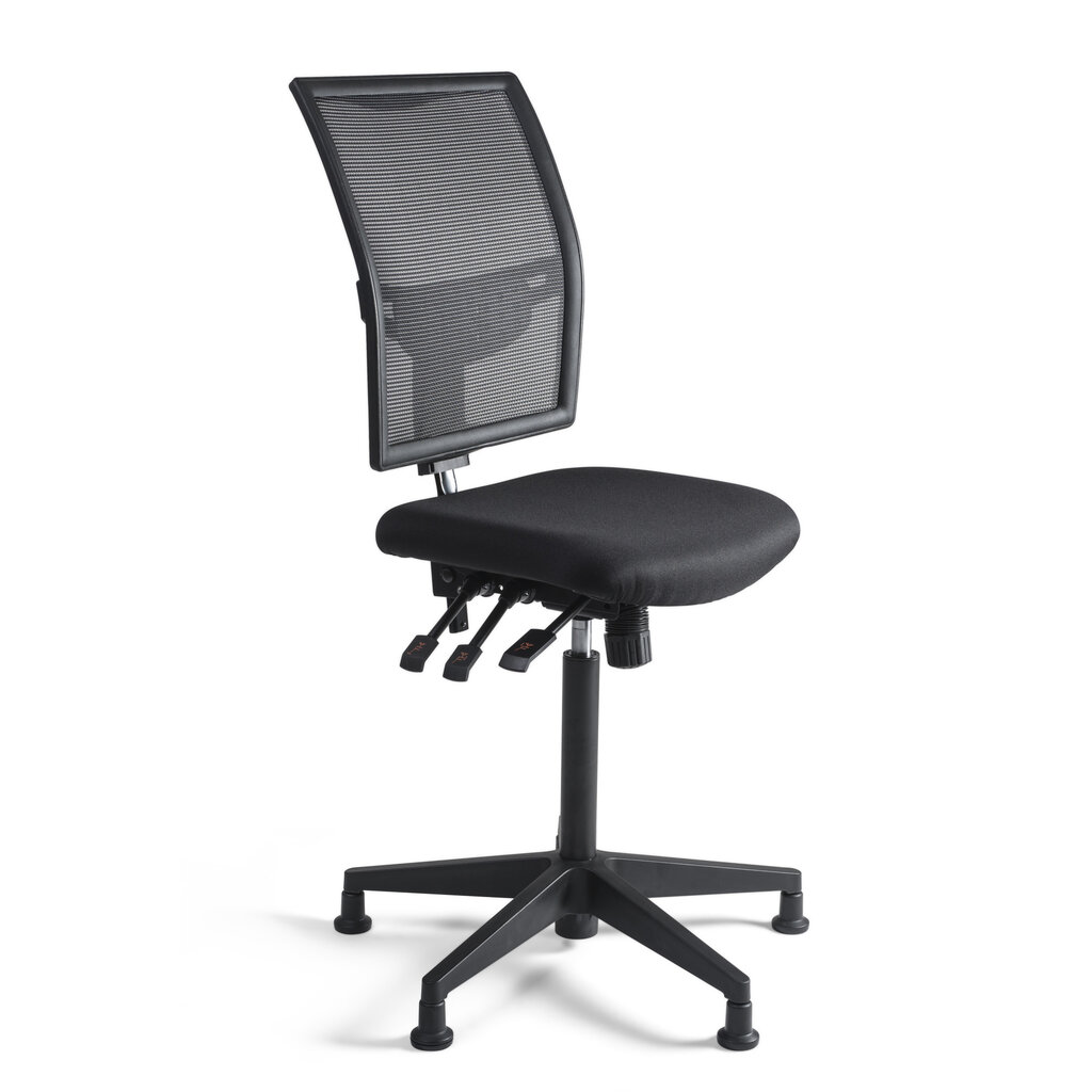 MN Werk Baliestoel Zwart Netweave Hoog