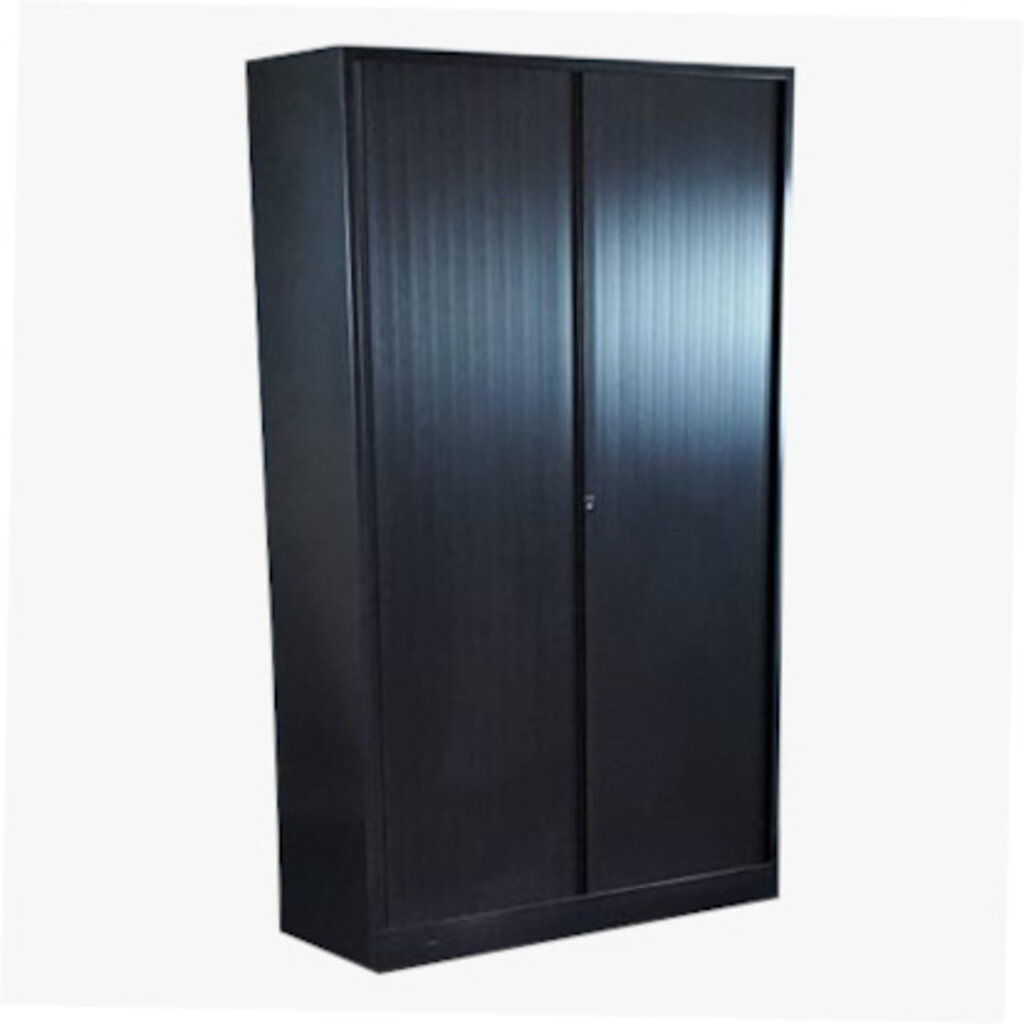 Ahrend Roldeurkast Zwart 195 x 120 x 45 4 Legborden