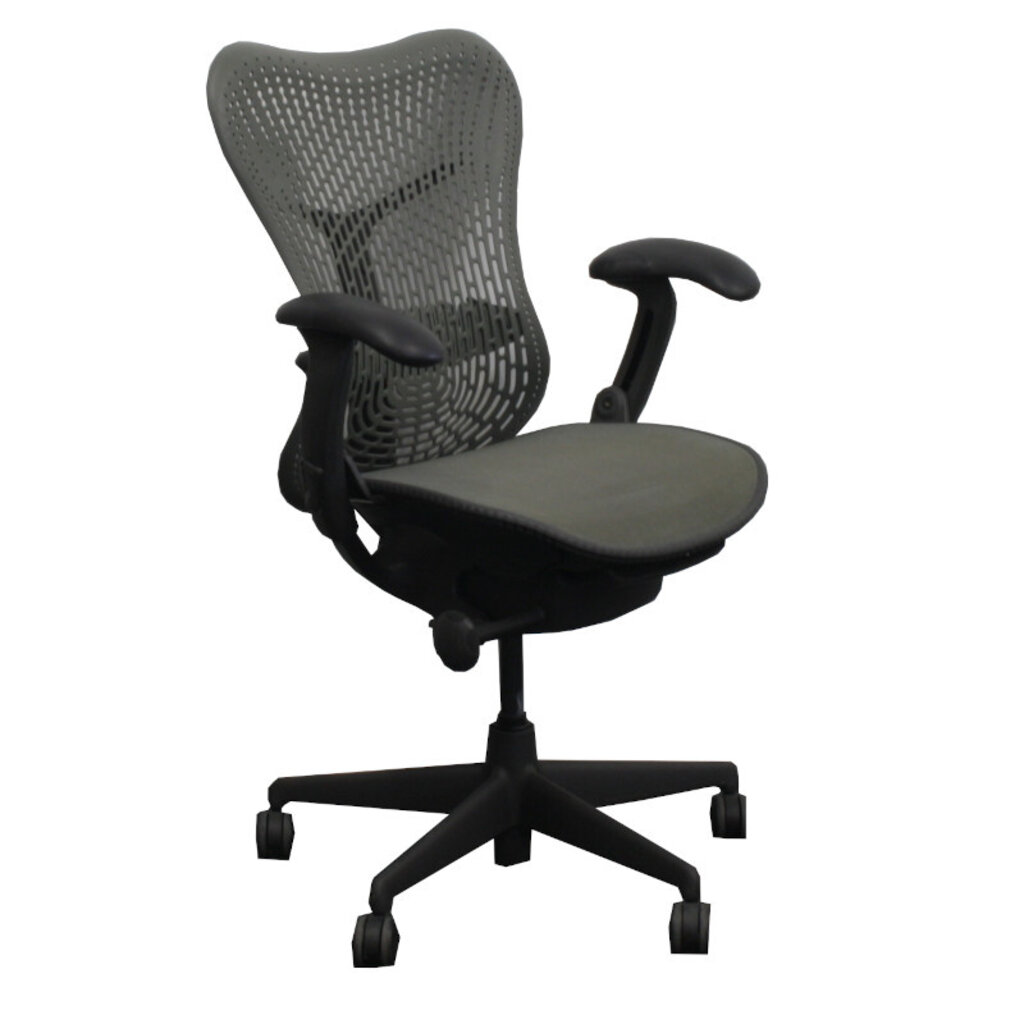 Herman Miller Mirra Bureaustoel Antraciet Donkergrijs