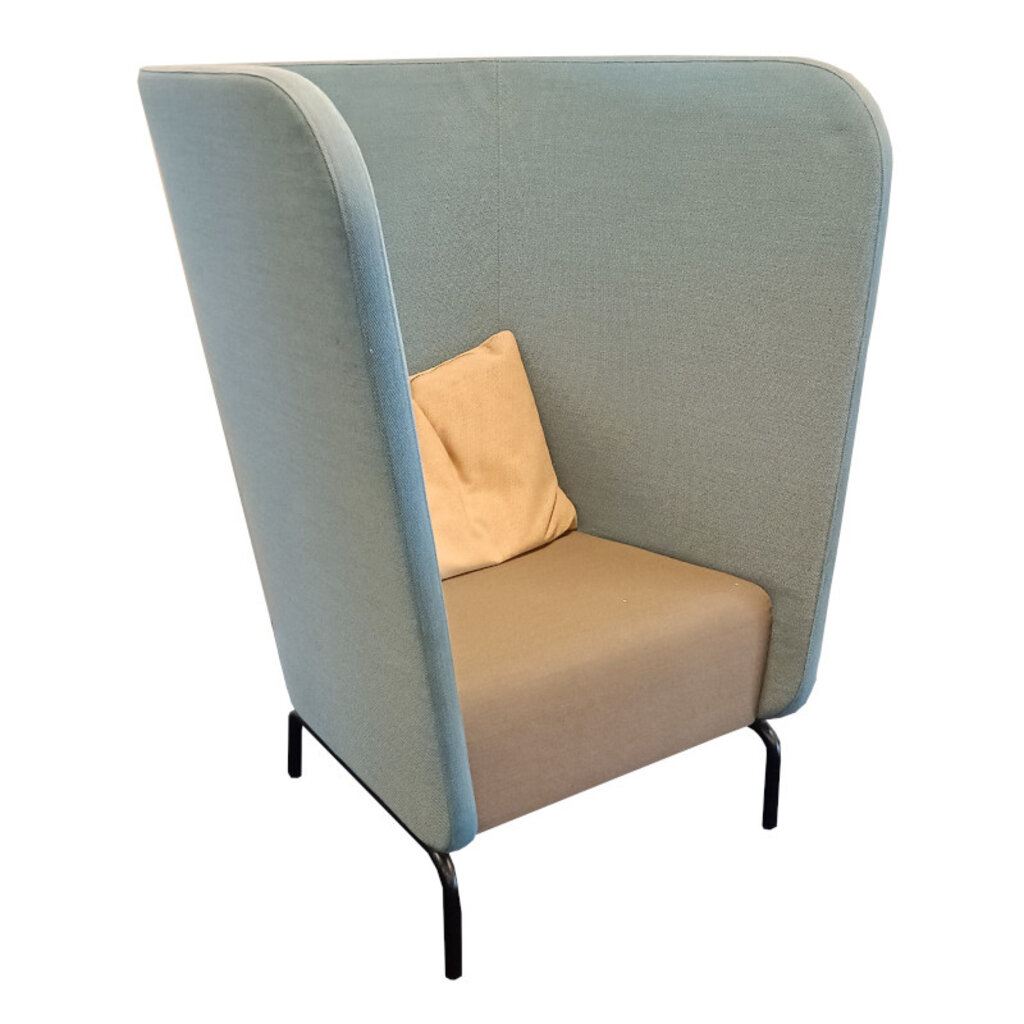 Design Fauteuil Lichtblauw