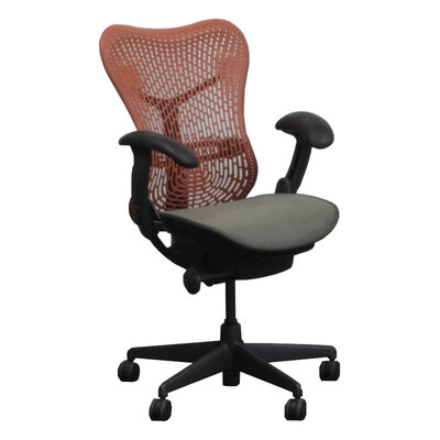 Herman Miller Mirra Bureaustoel Antraciet Antraciet Rood