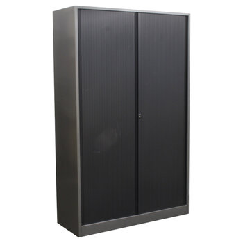 Roldeurkast Antraciet Zwart 195 x 120 x 45 B-Keus