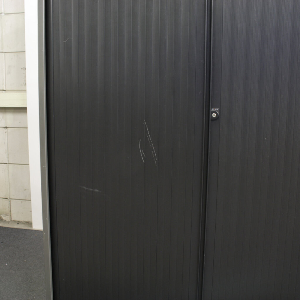 Roldeurkast Antraciet Zwart 195 x 120 x 45 B-Keus