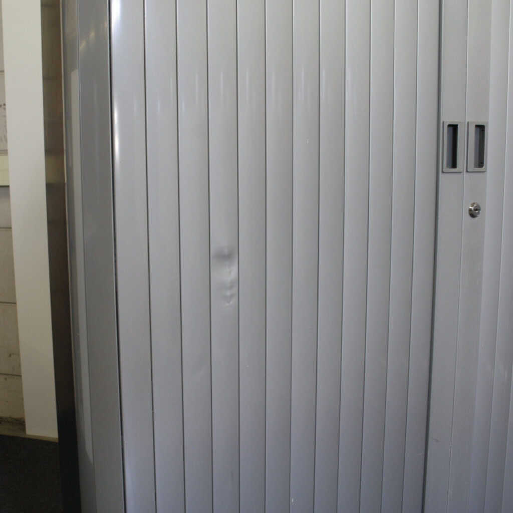 Gispen Octa Roldeurkast Blauw Zilvergrijs 195 x 120 x 50 B-Keus