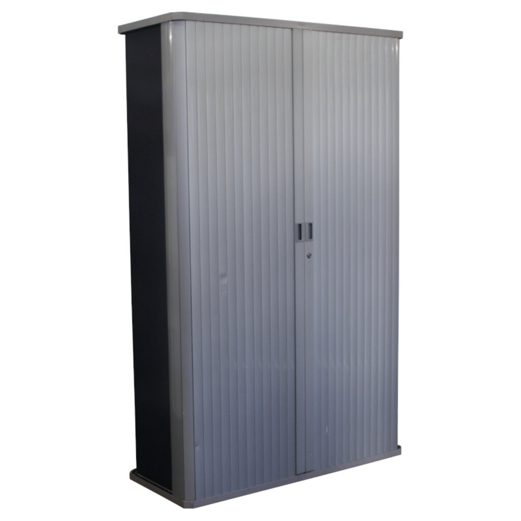 Gispen Octa Roldeurkast Blauw Zilvergrijs 195 x 120 x 50 B-Keus