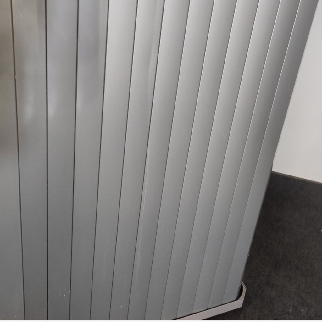 Gispen Octa Roldeurkast Blauw Zilvergrijs 195 x 120 x 50 B-Keus