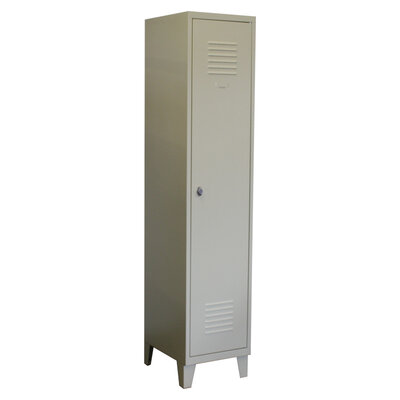 Lockerkast 1 Deurs Beige 194 x 40 x 50