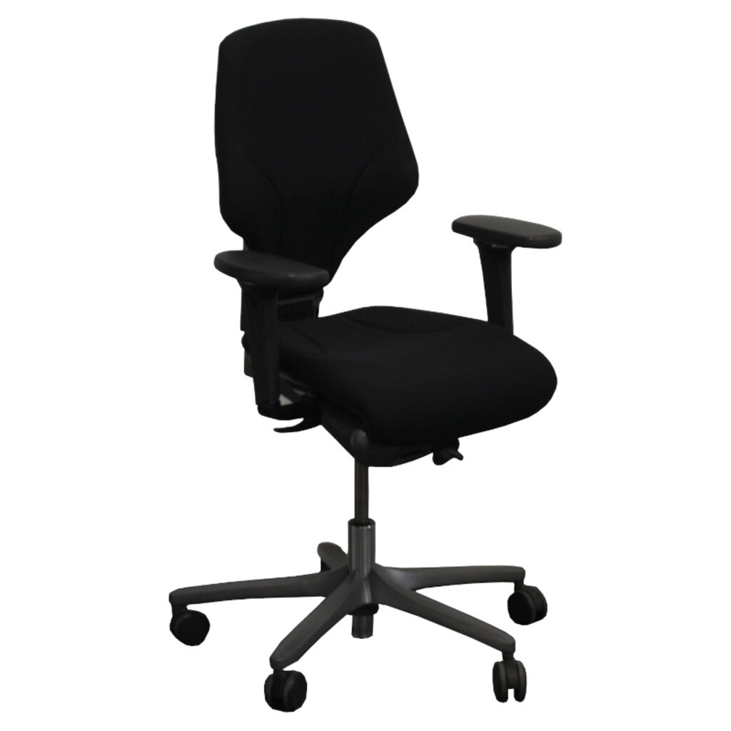 Giroflex 64 Bureaustoel Zwart Antraciet 3D Arm Nieuwe Stof