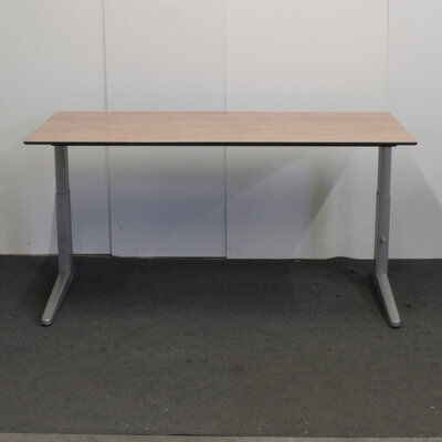 Ahrend Essa Trekknop Bureau Zilvergrijs Peren 160 x 80