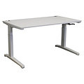 Steelcase Slingerbureau Wit Wit B140 x D80