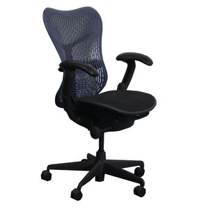 Herman Miller Mirra Bureaustoel Antraciet Antraciet Donkerblauw