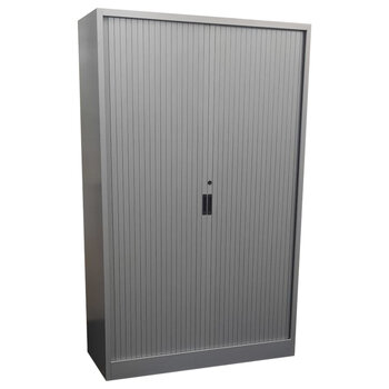 Amerland Roldeurkast Zilvergrijs 195 x 120 x 47