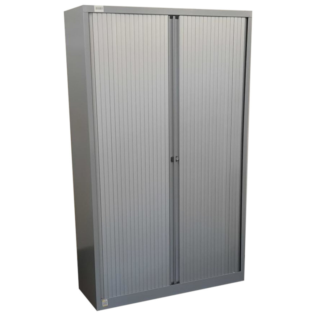 Roldeurkast Zilvergrijs Zilvergrijs 198 x 120 x 43