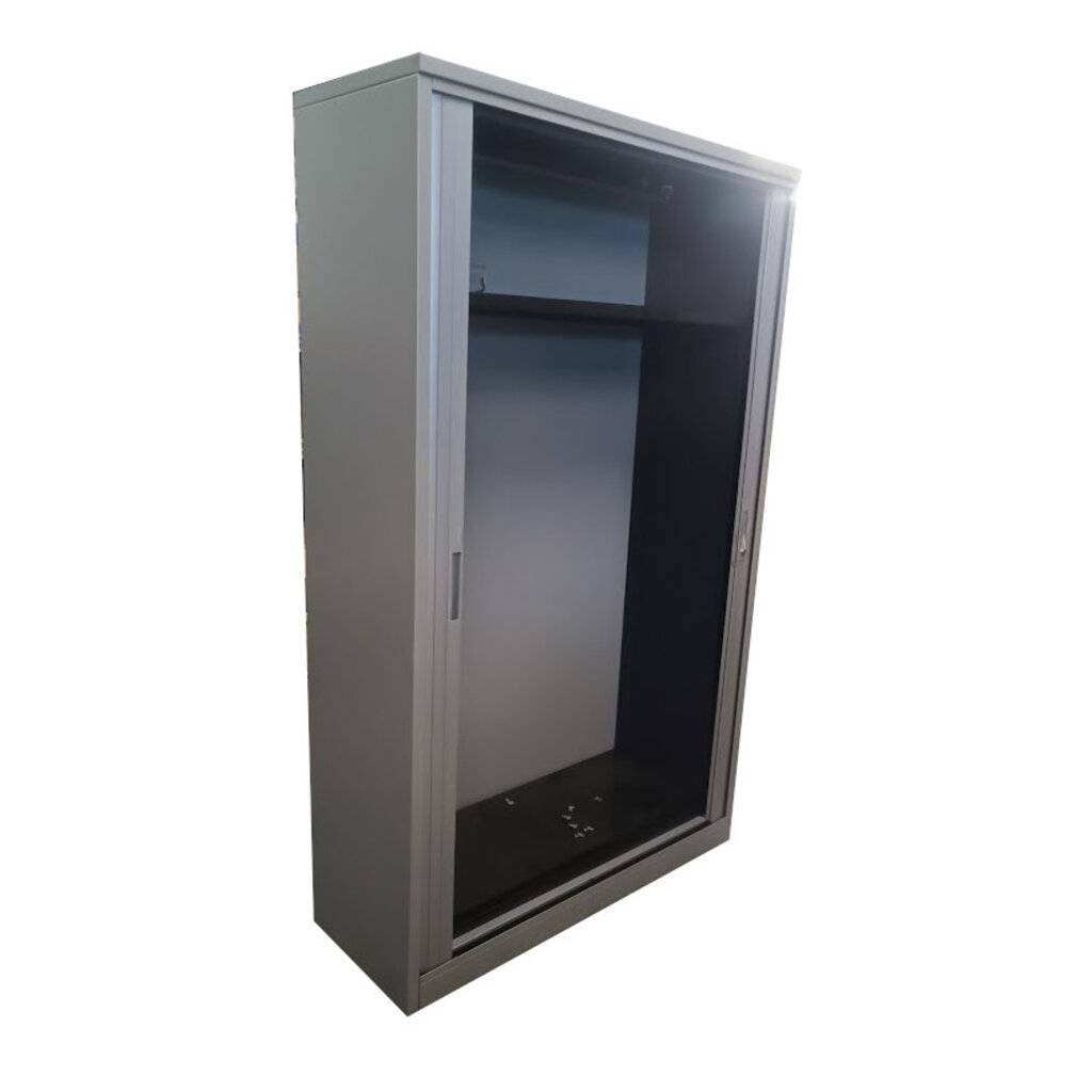 TDS Roldeurkast Zilvergrijs 196 x 120 x 46 B-keus 3LB